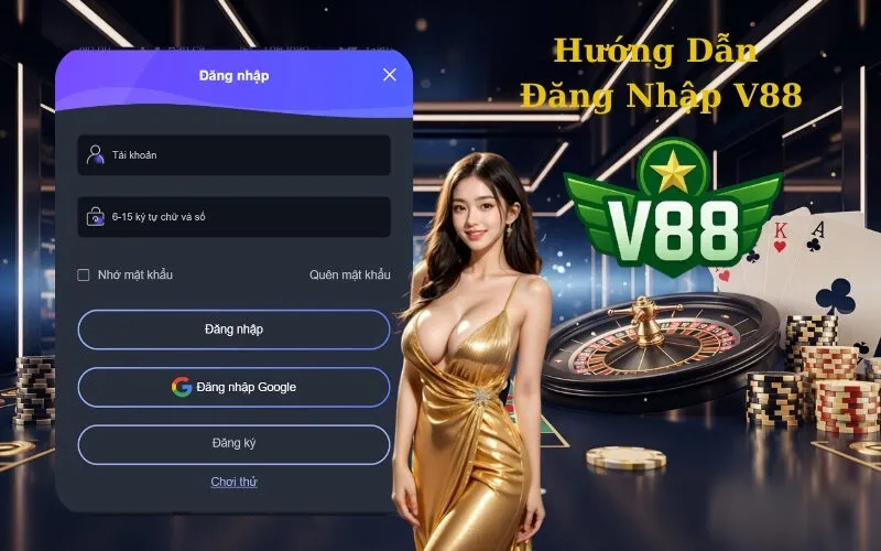 Hướng Dẫn Đăng Nhập V88